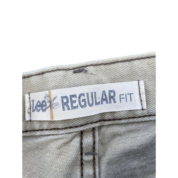 LEE REGULAR FIT 36 x 30 men’s khaki pants Straight Pants - Picture 2 of 15